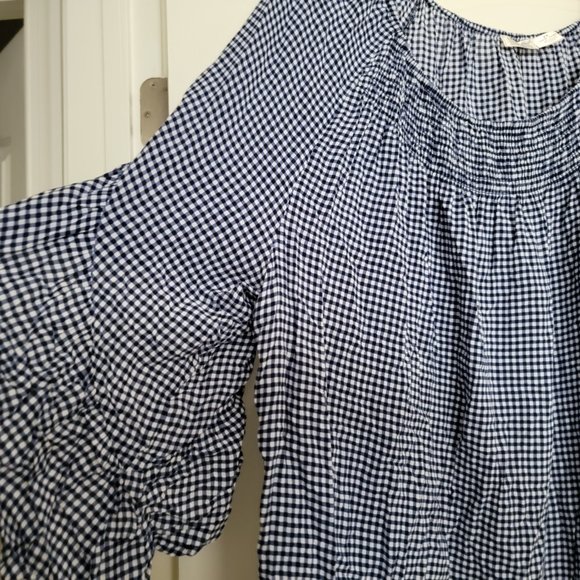 Terra and Sky Woman's Blue and White Size Blouse 2X - Picture 3 of 9
